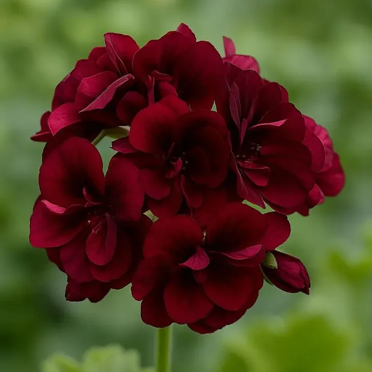 10 Dark Burgundy Geranium Seeds_ Wine-Red Perennial Flowers